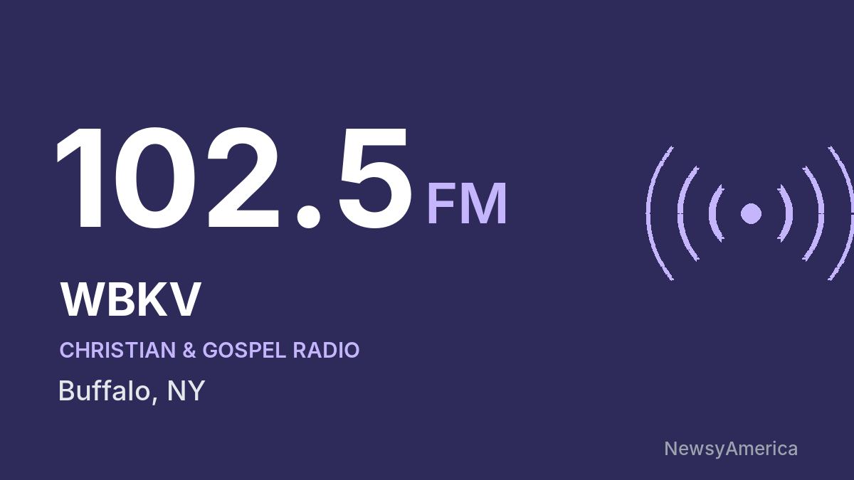 WBKV 102.5 FM – Buffalo
