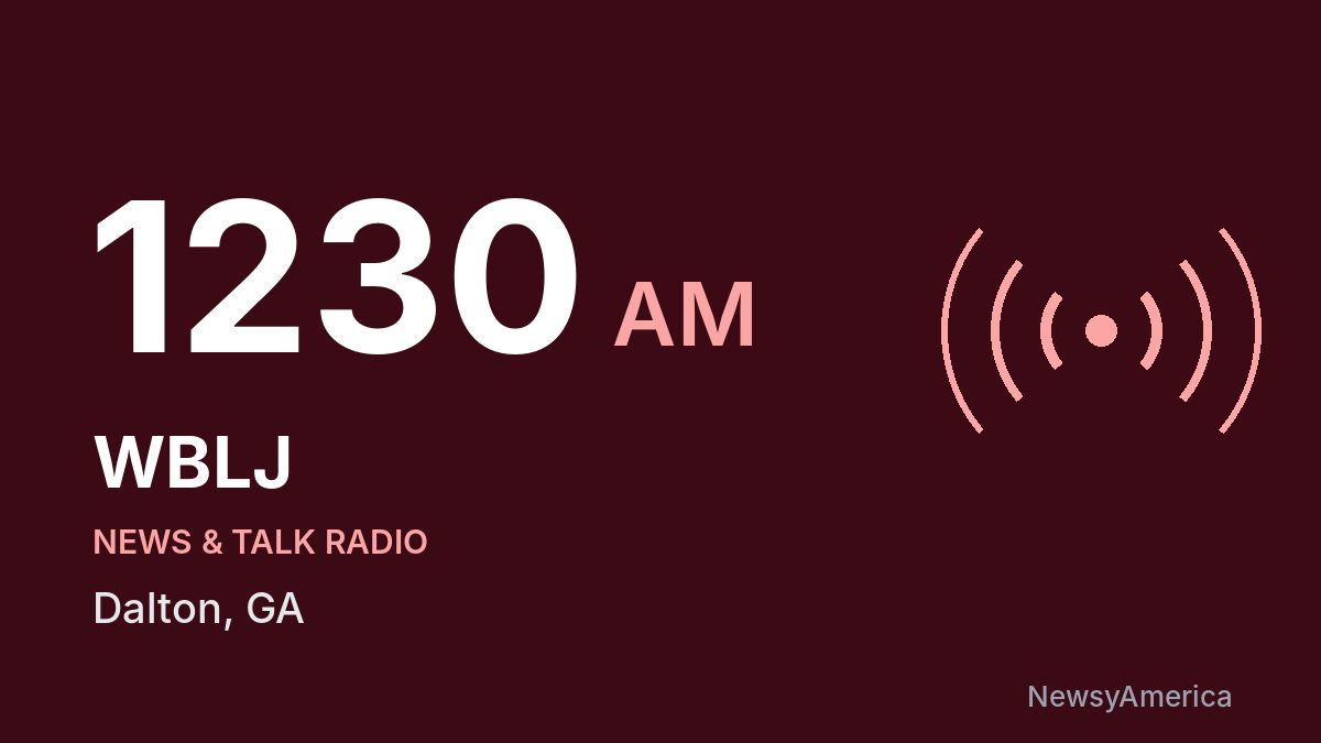 WBLJ 1230 AM – Dalton