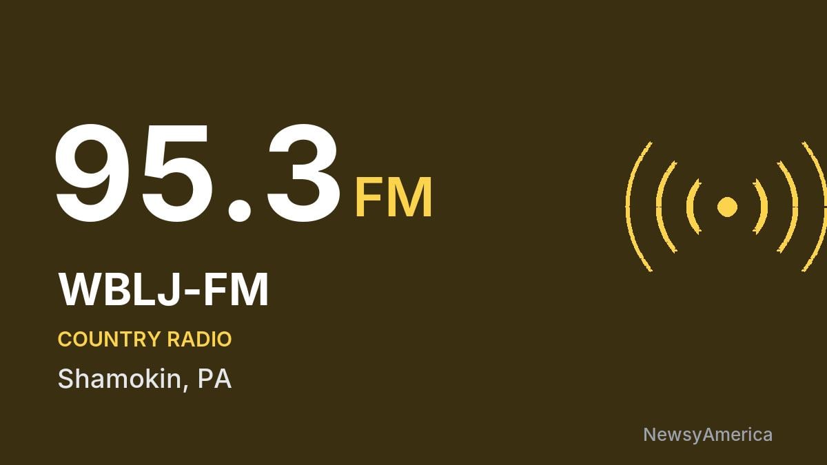 WBLJ-FM 95.3 FM – Shamokin