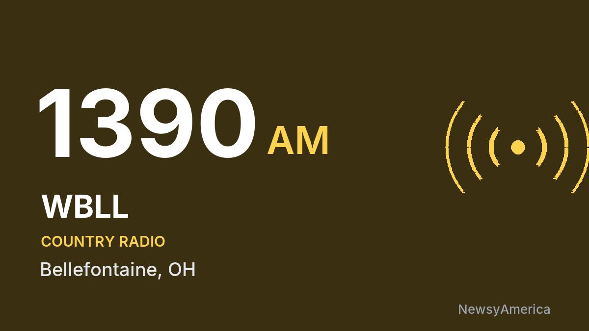 WBLL 1390 AM – Bellefontaine