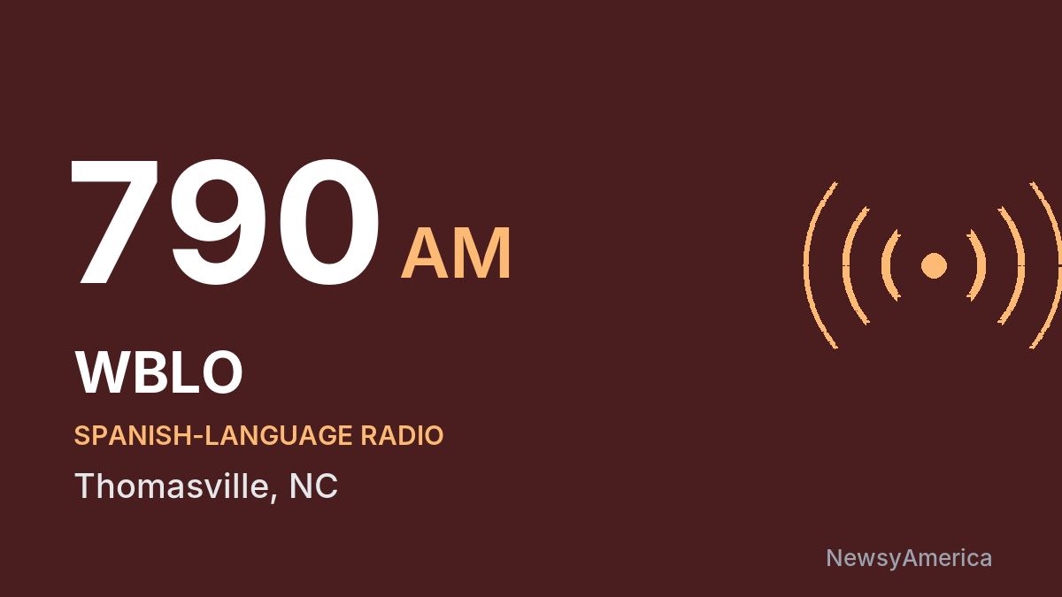 WBLO 790 AM – Thomasville