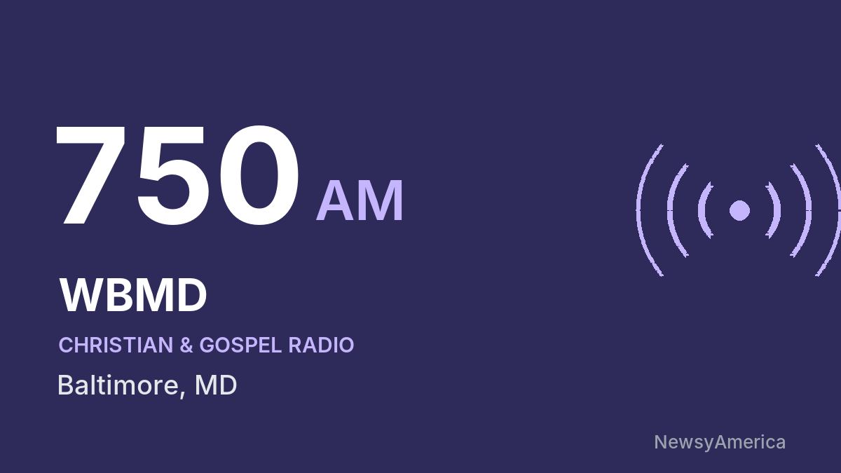 WBMD 750 AM – Baltimore