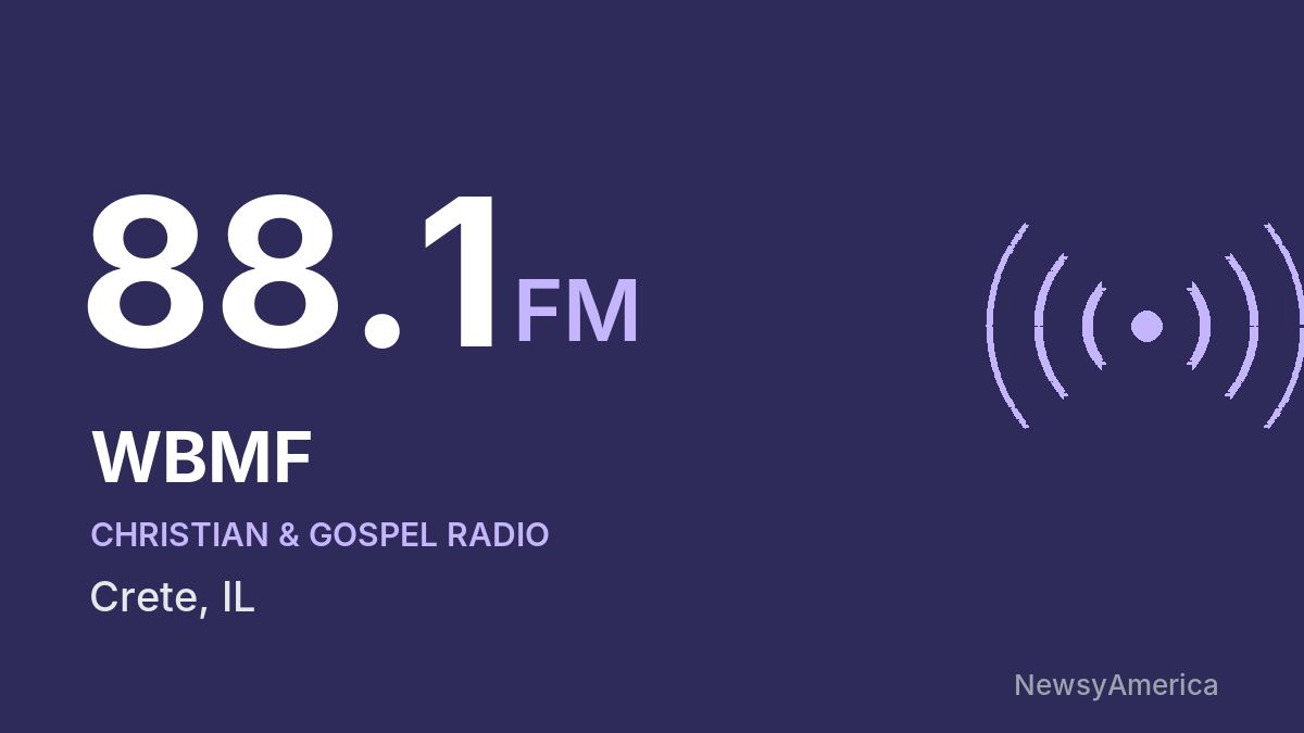 WBMF 88.1 FM – Crete