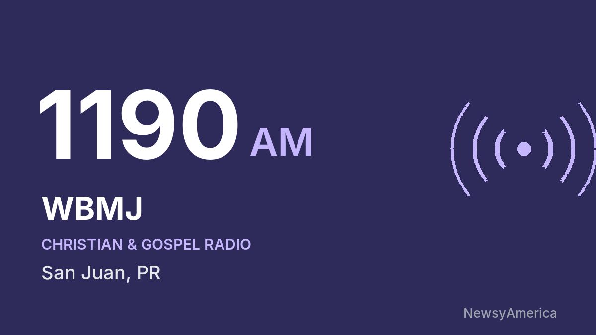 WBMJ 1190 AM – San Juan