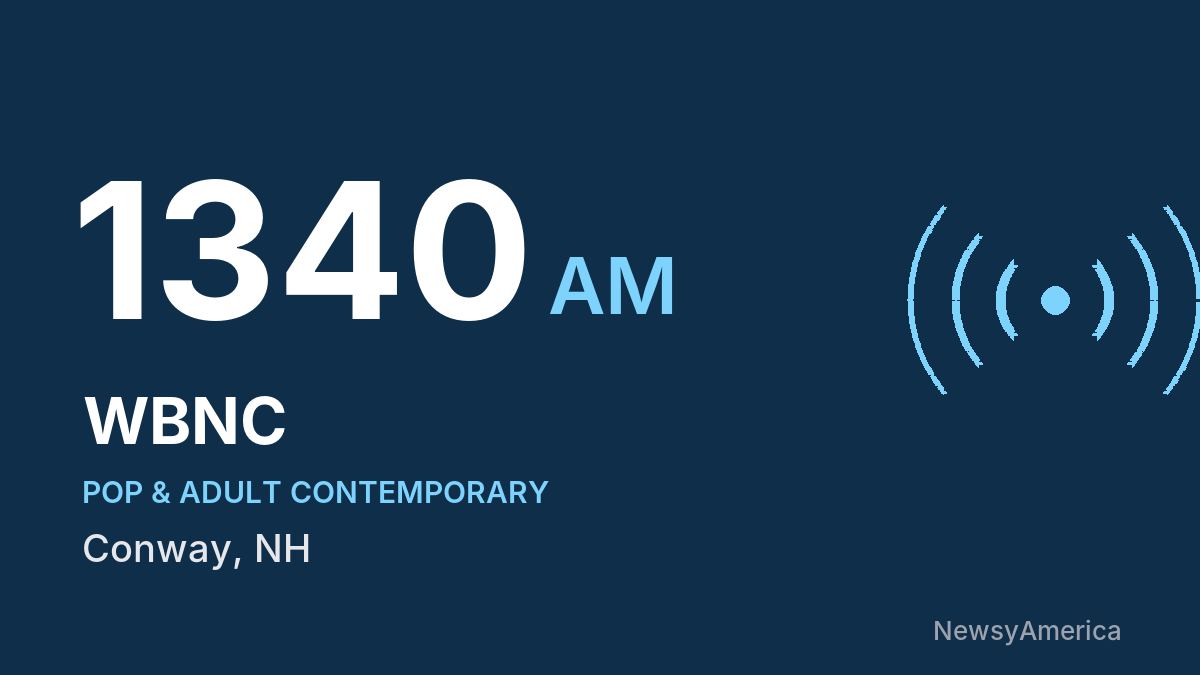 WBNC 1340 AM – Conway