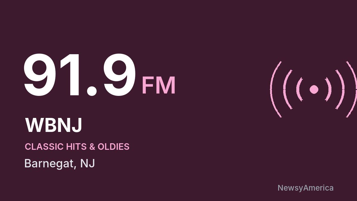 WBNJ 91.9 FM – Barnegat