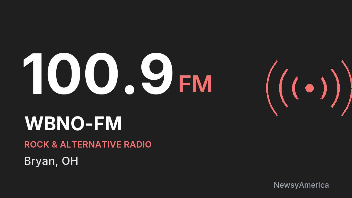 WBNO-FM 100.9 FM – Bryan
