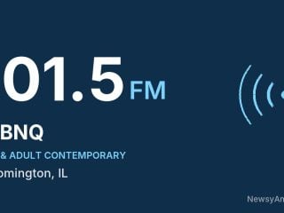WBNQ 101.5 FM, Bloomington, IL