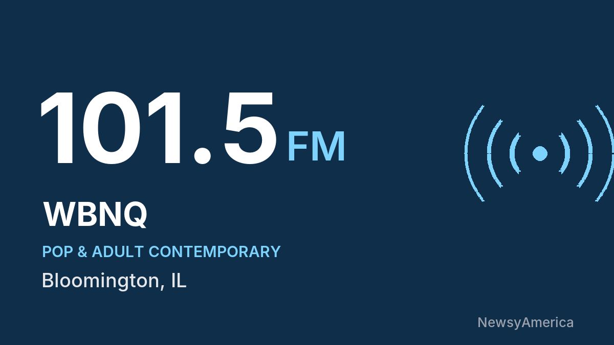 WBNQ 101.5 FM – Bloomington
