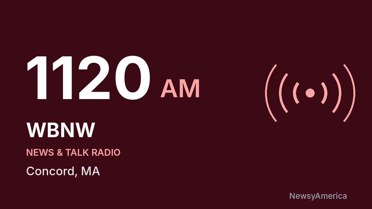 WBNW 1120 AM – Concord