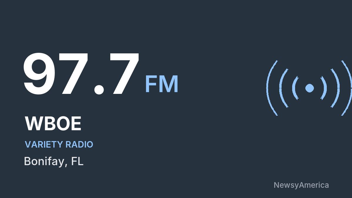 WBOE 97.7 FM – Bonifay