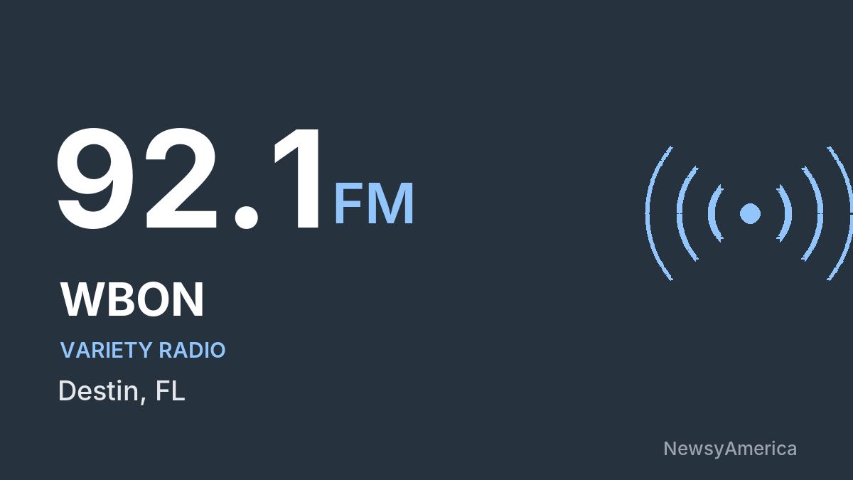 WBON 92.1 FM – Destin