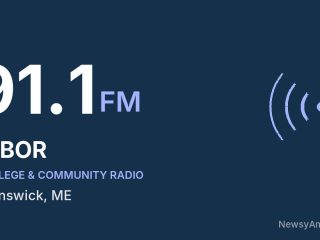 WBOR 91.1 FM, Brunswick, ME