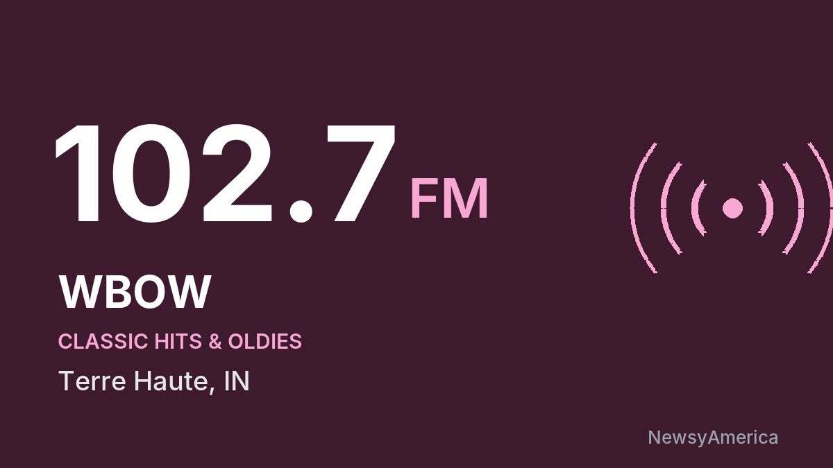 WBOW 102.7 FM – Terre Haute