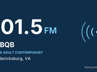 WBQB 101.5 FM, Fredericksburg, VA