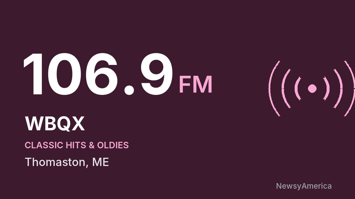 WBQX 106.9 FM – Thomaston