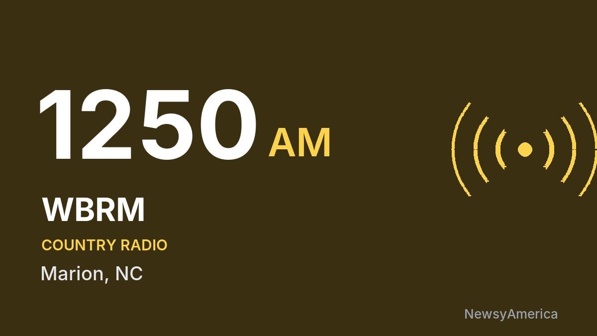 WBRM 1250 AM – Marion