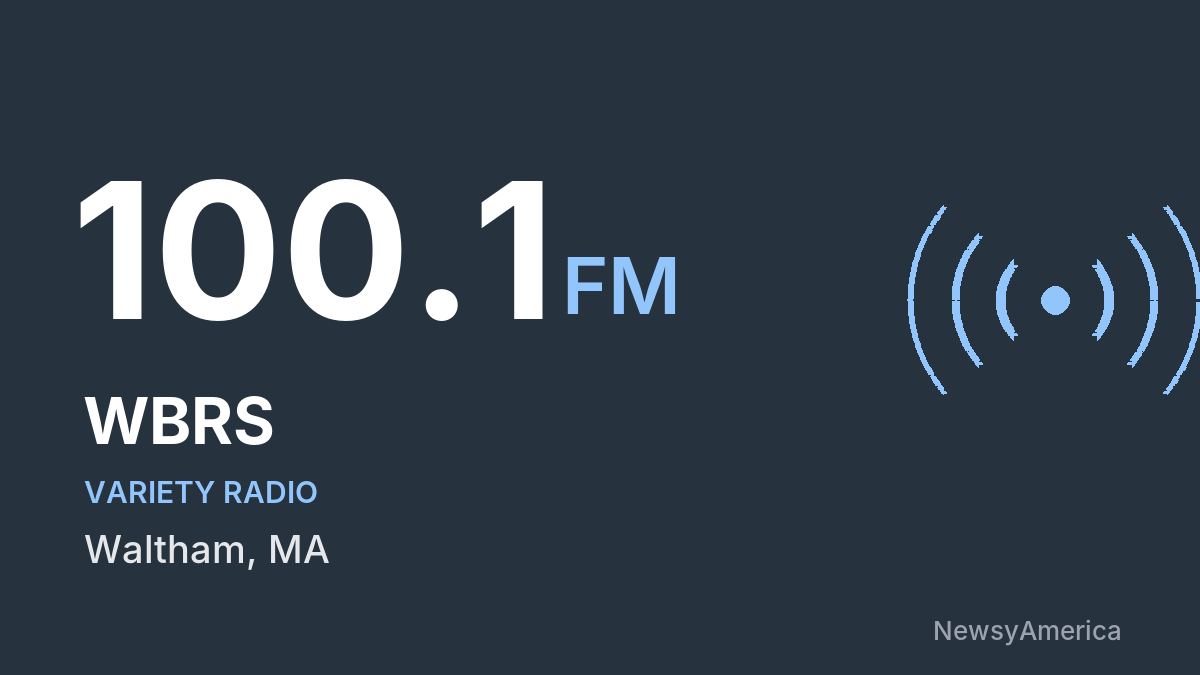WBRS 100.1 FM – Waltham