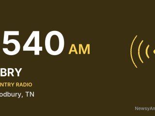 WBRY 1540 AM, Woodbury, TN