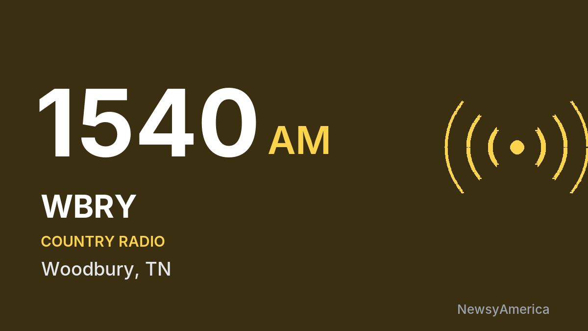 WBRY 1540 AM – Woodbury