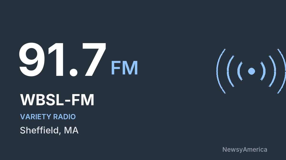 WBSL-FM 91.7 FM – Sheffield