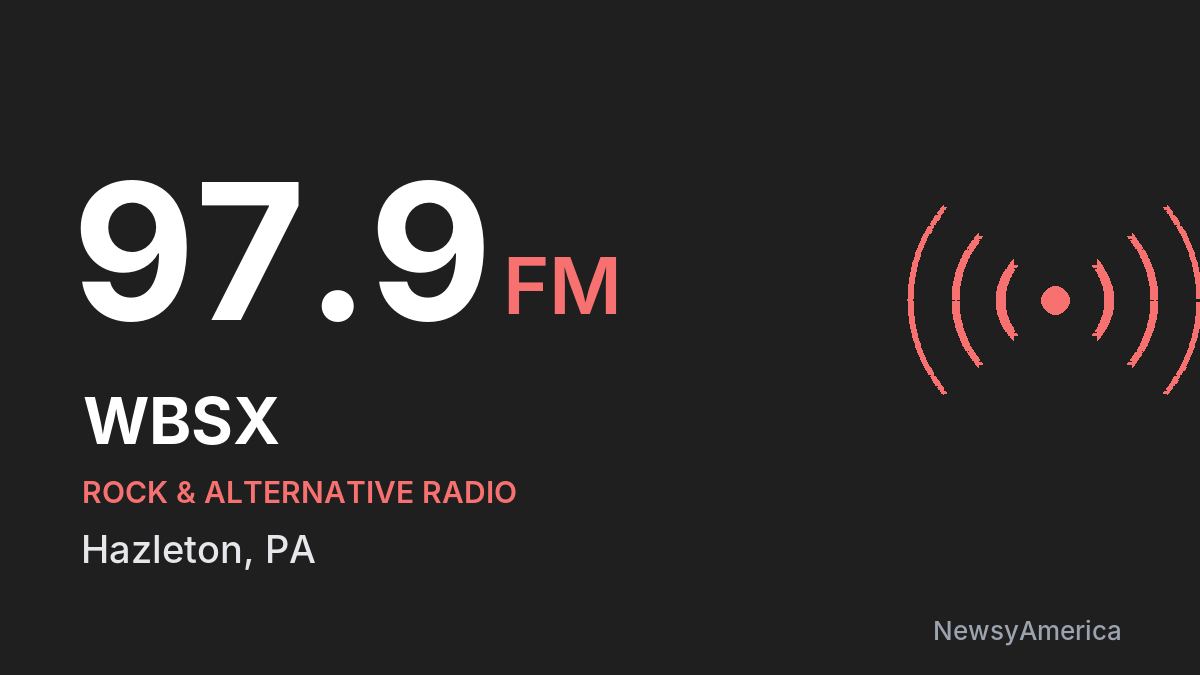 WBSX 97.9 FM – Hazleton