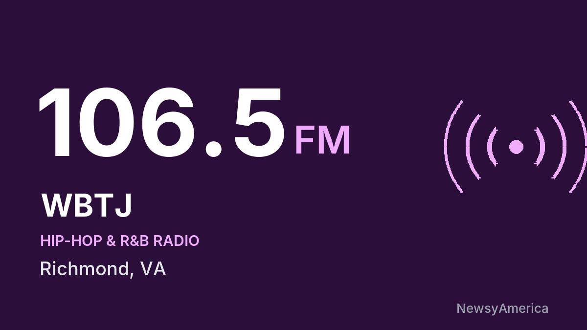 WBTJ 106.5 FM – Richmond