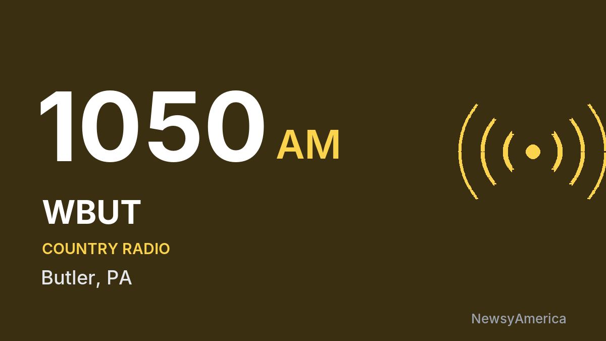 WBUT 1050 AM – Butler