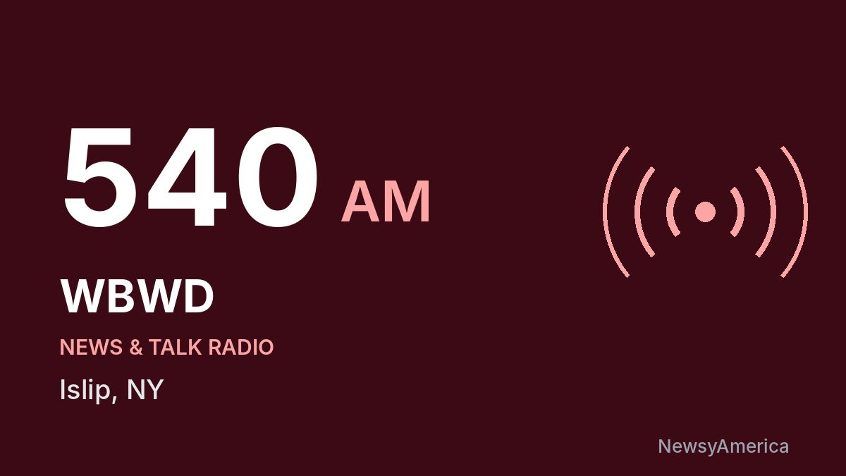 WBWD 540 AM – Islip