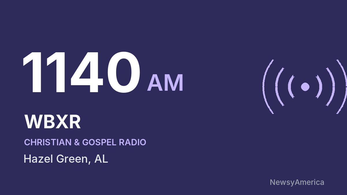 WBXR 1140 AM – Hazel Green