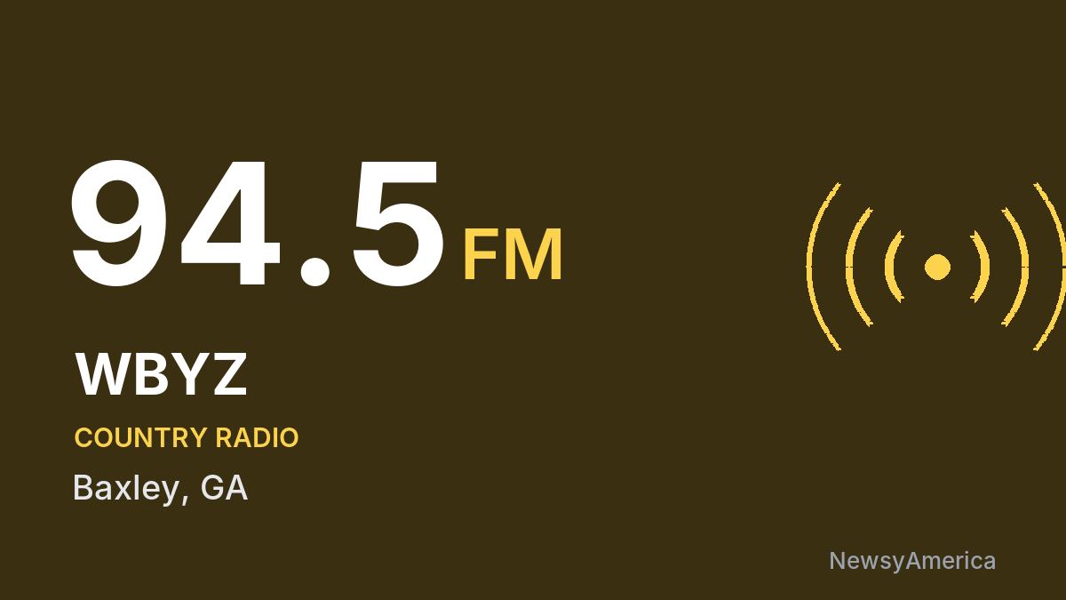 WBYZ 94.5 FM – Baxley