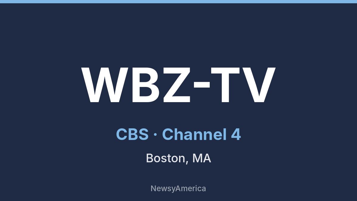 WBZ-TV – CBS 4 Boston