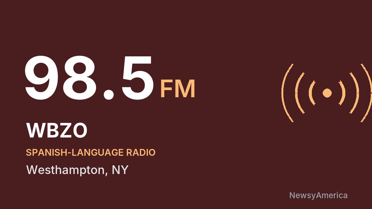 WBZO 98.5 FM – Westhampton