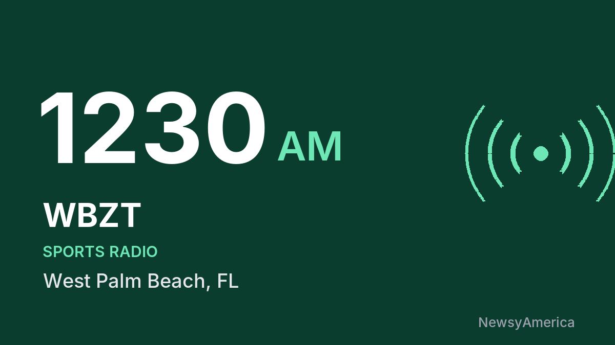 WBZT 1230 AM – West Palm Beach