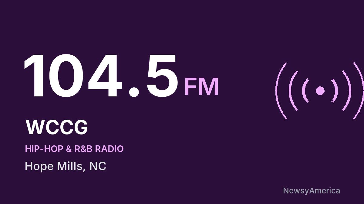 WCCG 104.5 FM – Hope Mills