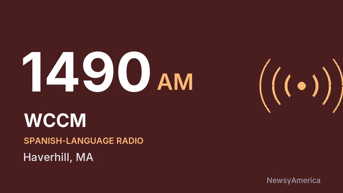 WCCM 1490 AM – Haverhill