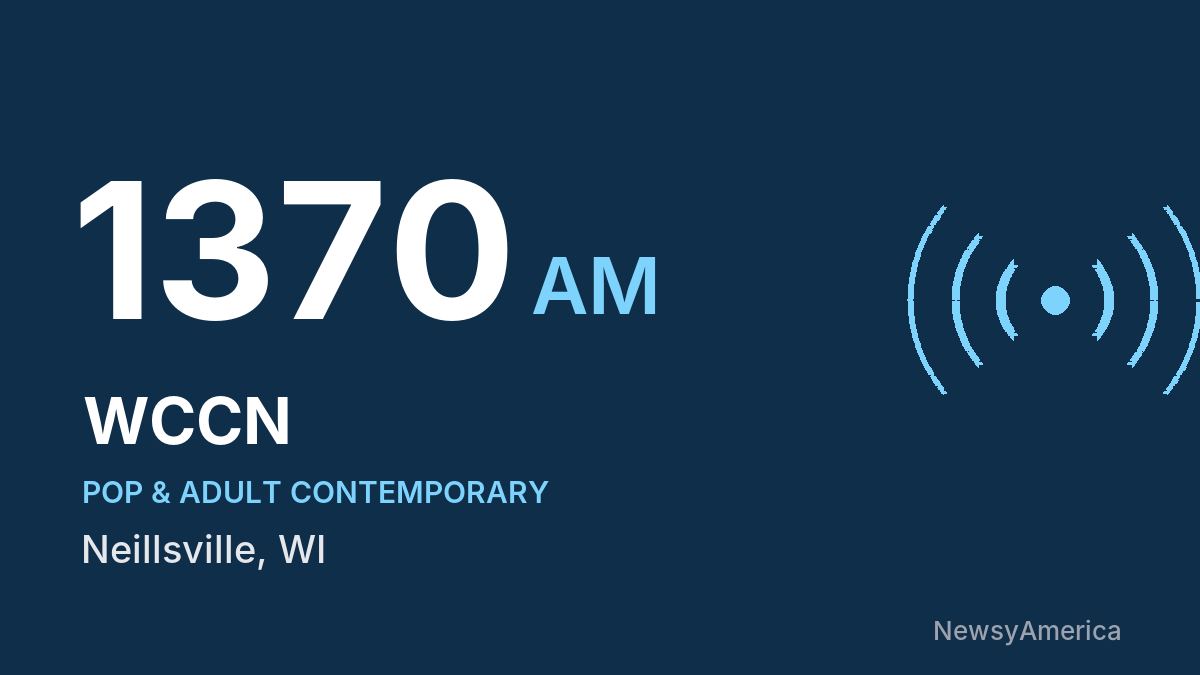 WCCN 1370 AM – Neillsville