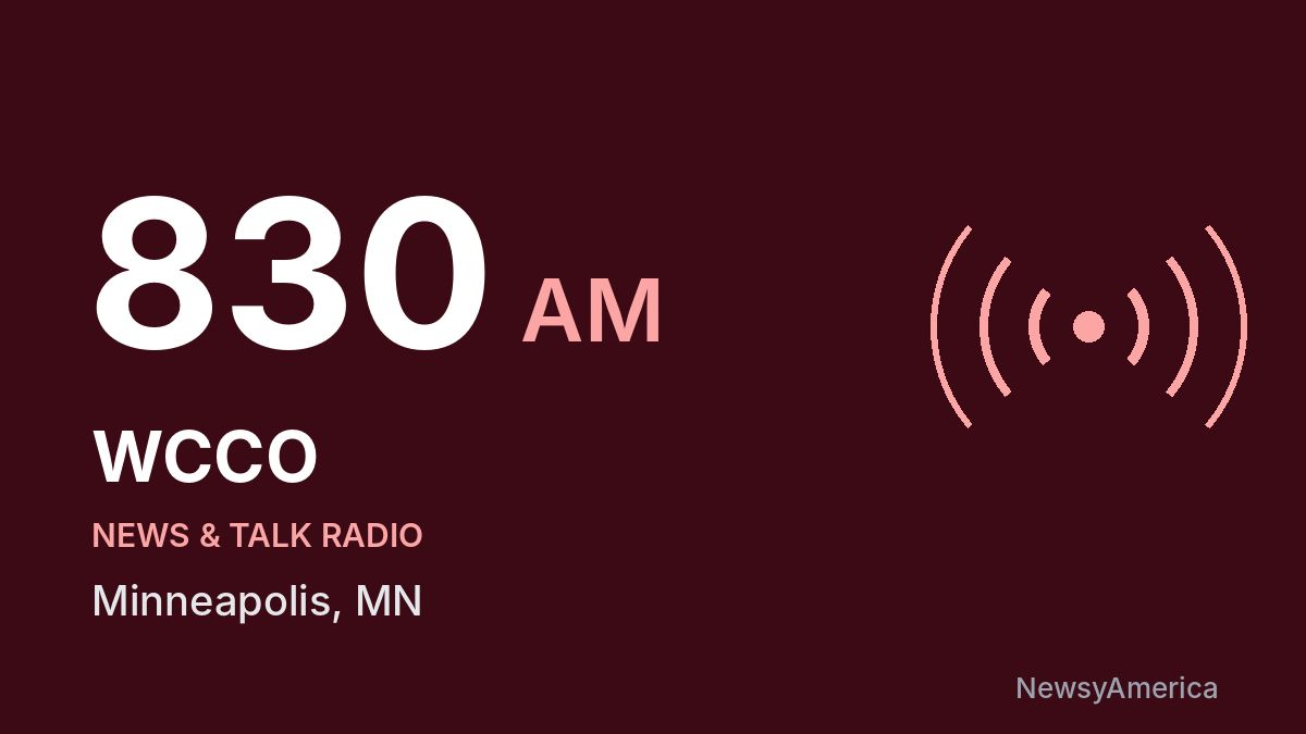 WCCO 830 AM – Minneapolis