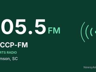 WCCP-FM 105.5 FM, Clemson, SC