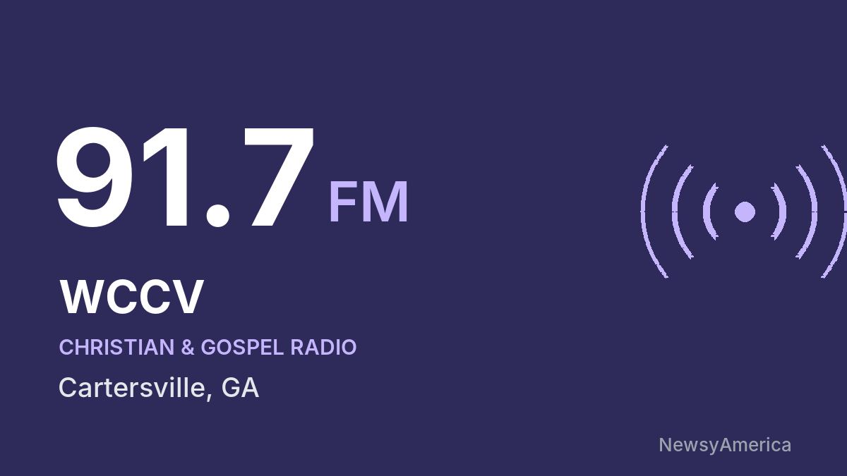 WCCV 91.7 FM – Cartersville