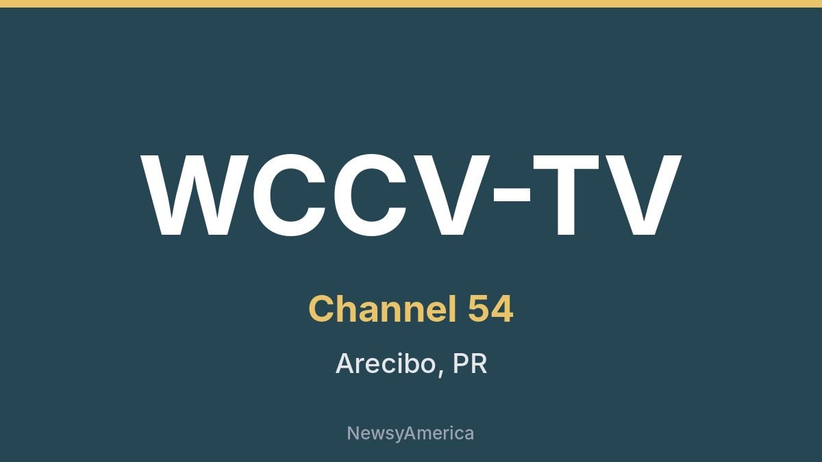 WCCV-TV – Channel 54 Arecibo