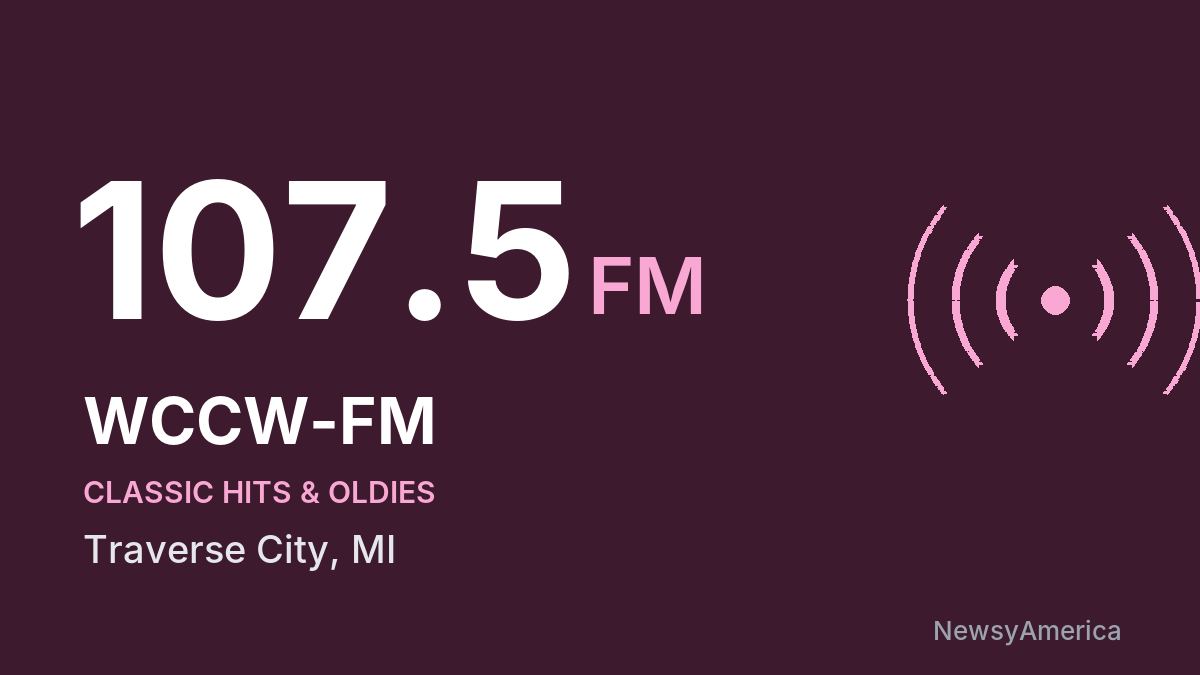 WCCW-FM 107.5 FM – Traverse City
