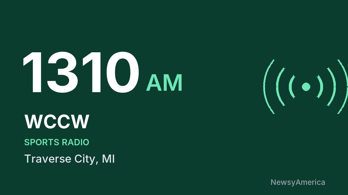 WCCW 1310 AM – Traverse City
