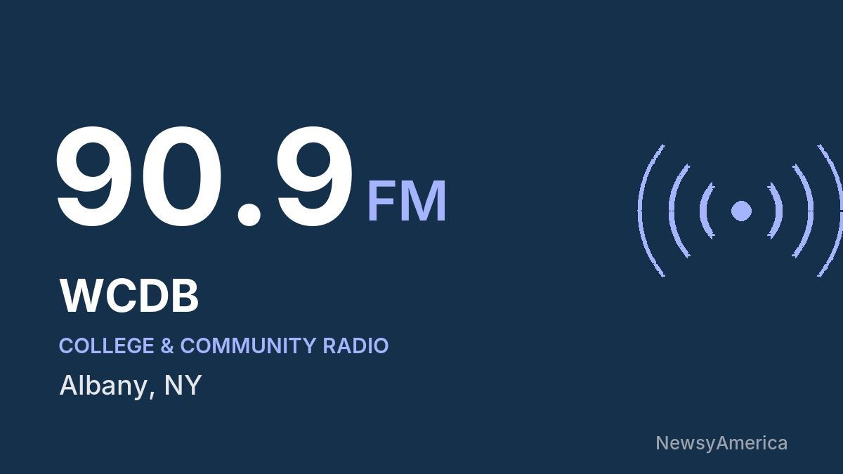 WCDB 90.9 FM – Albany