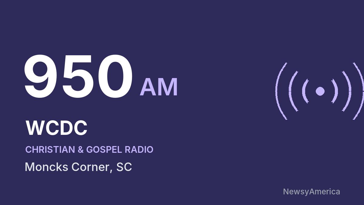 WCDC 950 AM – Moncks Corner