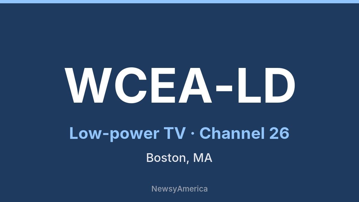 WCEA-LD – Channel 26 Boston