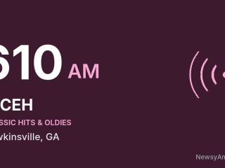 WCEH 610 AM, Hawkinsville, GA