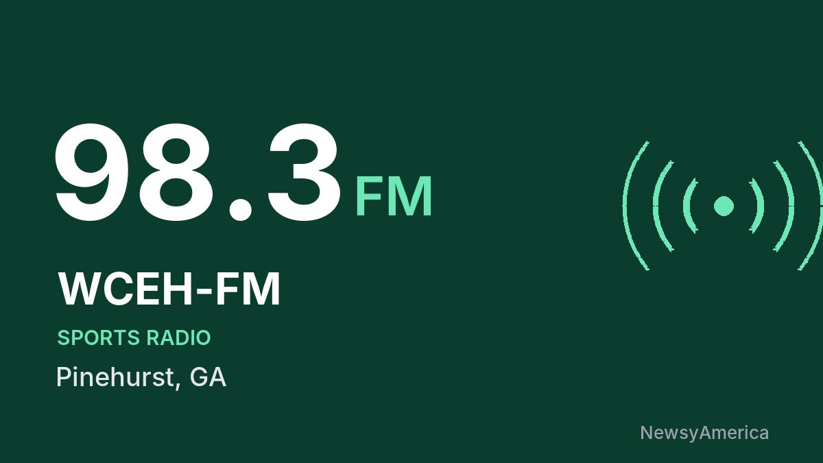 WCEH-FM 98.3 FM – Pinehurst