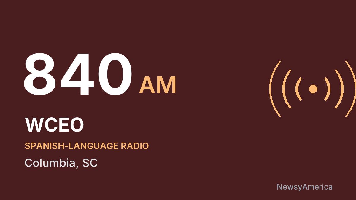 WCEO 840 AM – Columbia