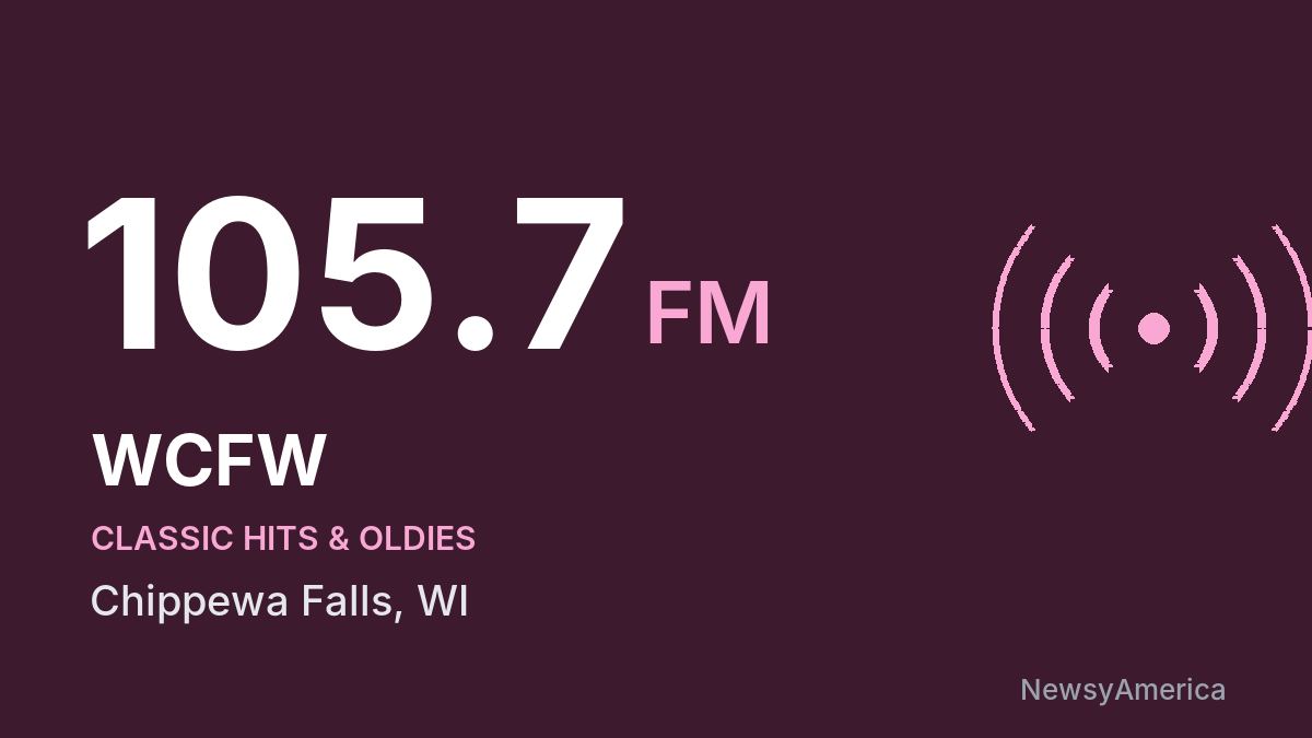 WCFW 105.7 FM – Chippewa Falls
